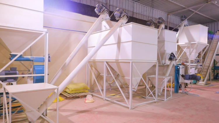 Feed Production Line 1.5 t/h — Double Dosing