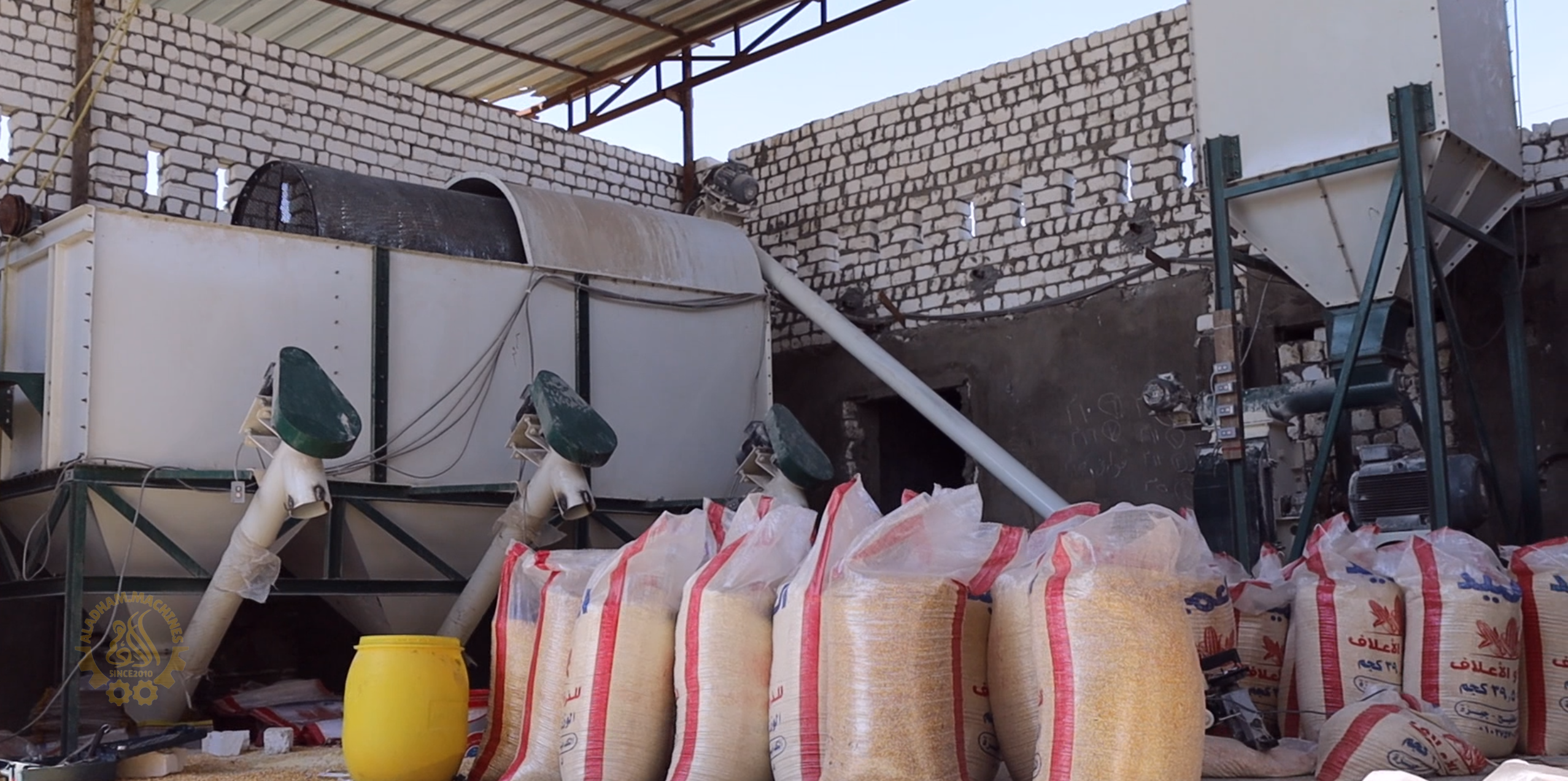 Mash feed production line