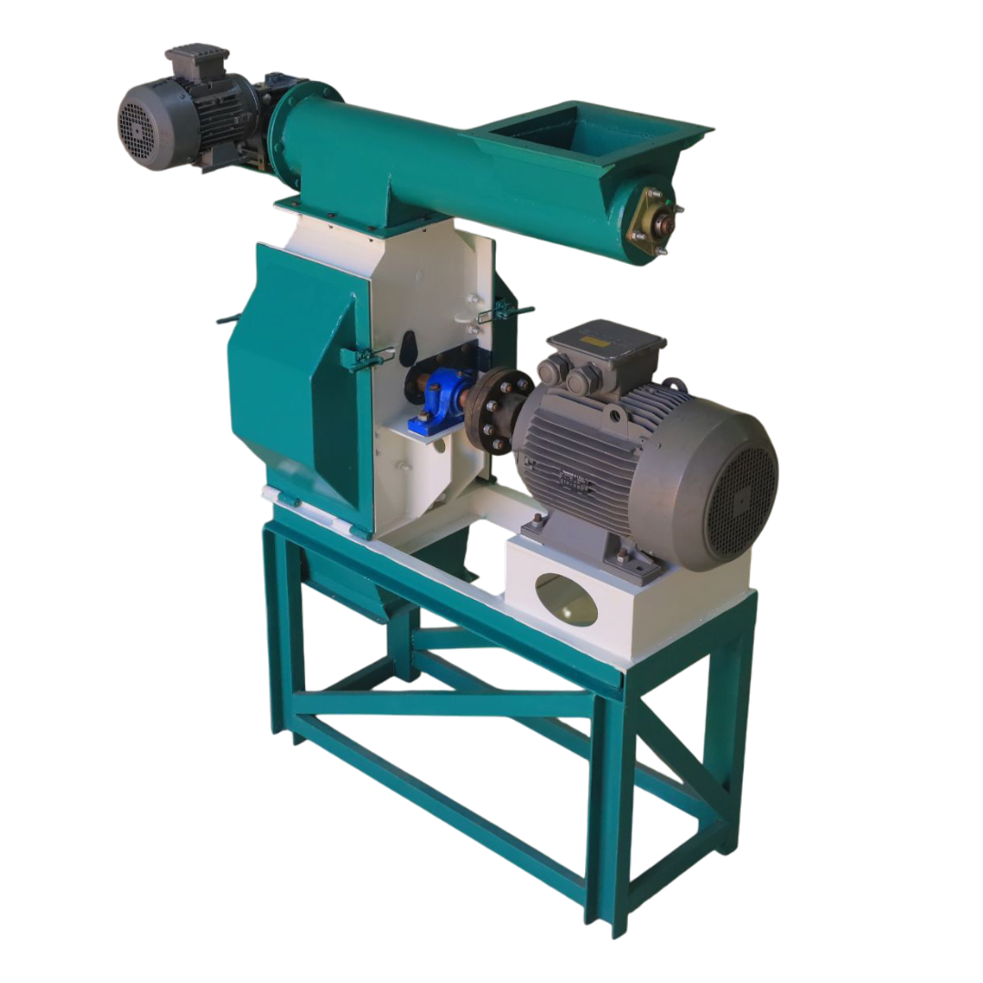 15 hp feed hammer mill — front side view