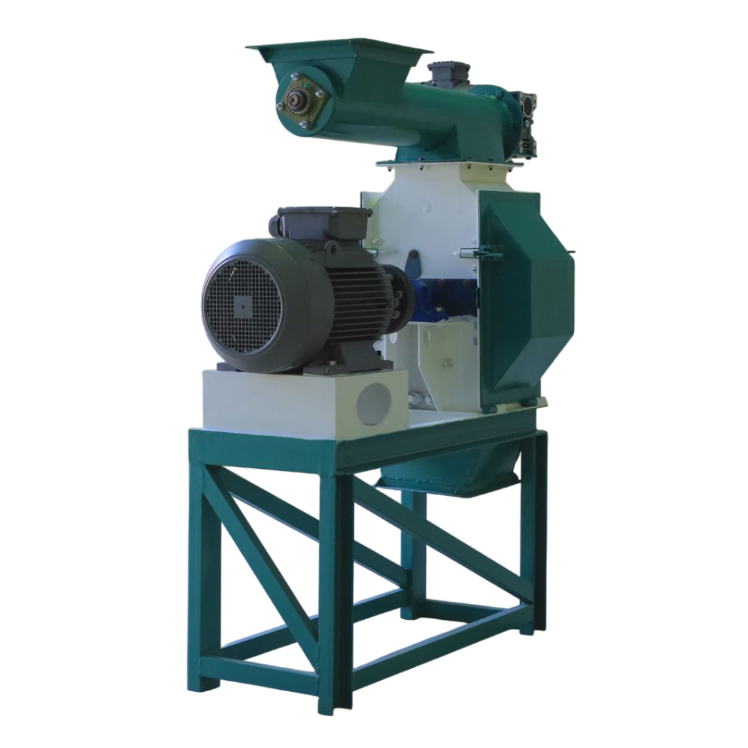15 hp feed hammer mill — motor view