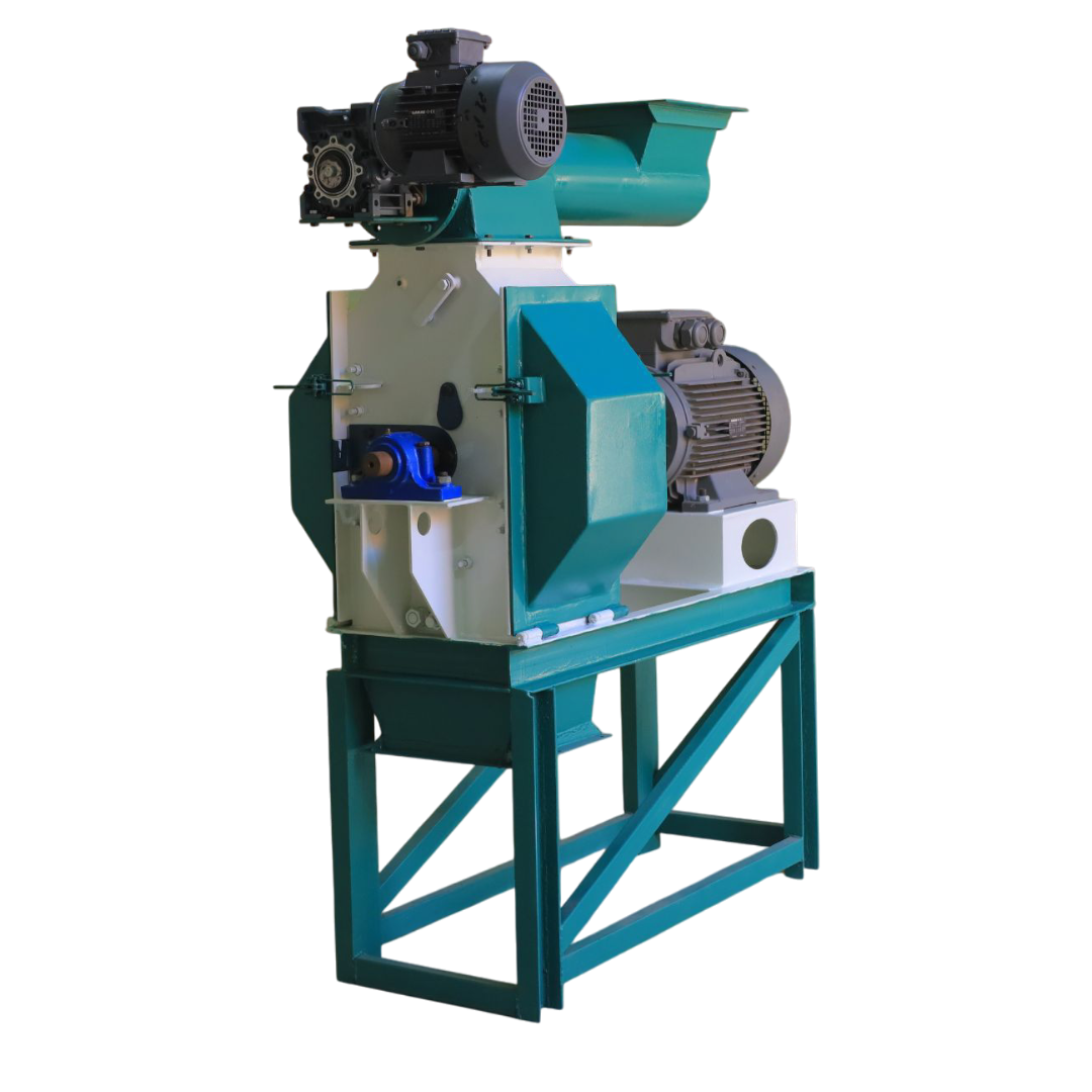 15 hp feed hammer mill — top front view