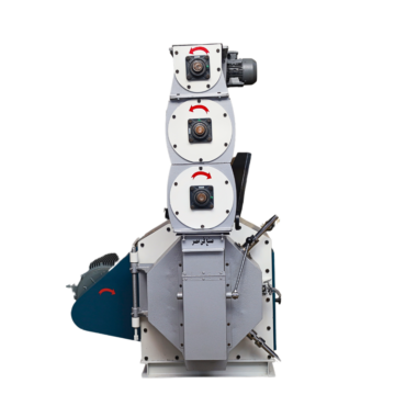 3 t/h feed pellet mill — front view showing the conditioners